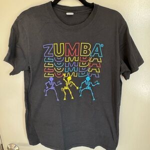 Zumba Fitness Halloween Themed Black Tee